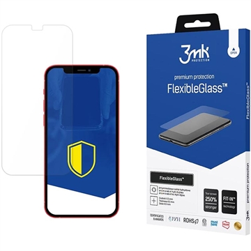 iPhone 12 Mini 3MK FlexibleGlass Hybrid Screenprotector - 7H - Doorzichtig