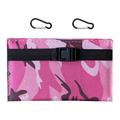 Draagbare zonnepaneellader met 4 uitgangen, 20W, voor op de camping - Roze camouflage