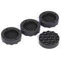 4-delige schokabsorberende pads voor wasmachines & apparaten - Zwart
