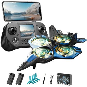 4DRC 4D-V46 HD Luchtfotografie RC Vliegtuig Drone met 32GB Geheugenkaart - Blauw