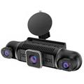 5-kanaals 2K en 4x 1080p dashcamset met 360° dekking
