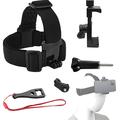 5-in-1 actiecamera-accessoireset met telefoonhouder
