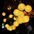 20 LED zonne lantaarn lamp IP65 waterdichte decoratieve opknoping licht Strip voor buiten werf Festival - 5m