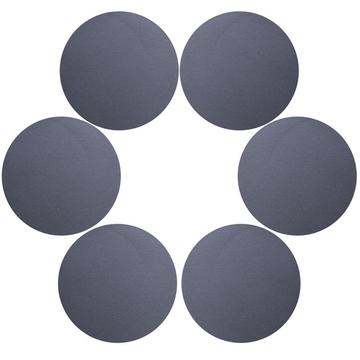 6 Stuks. Onderzetters in PU leer Ø 10 cm