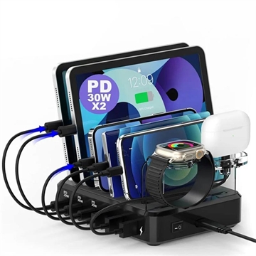 Universeel oplaadstation met 6 poorten 018-3PD-2 - 110W