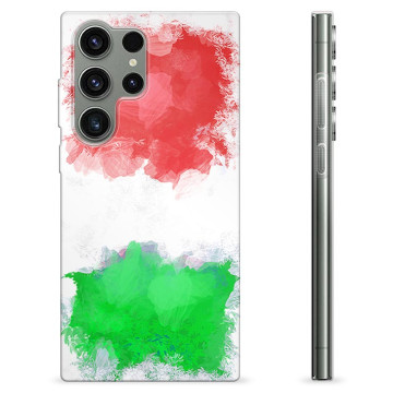 Samsung Galaxy S23 Ultra 5G TPU Hoesje - Italiaanse Vlag