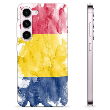 Samsung Galaxy S23 5G TPU Hoesje - TPU Hoesje - Roemeense Vlag