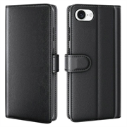 iPhone 16e Leren Wallet Hoesje met Statief