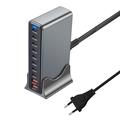 800W GaN-desktop-snellader met meerdere poorten en standaard