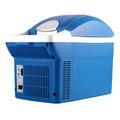 Draagbare minikoelkast van 8 liter - Koelen/verwarmen - 12V voor in de auto, 220V voor thuisgebruik - Blauw