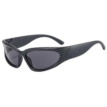 90s Speedbril / Zonnebril voor Mannen & Vrouwen - UV400 - Zwart