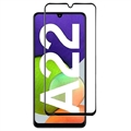 Samsung Galaxy A22 4G/A32 4G 9D Full Cover Glazen Screenprotector - 9H - Zwarte Rand