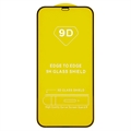 Samsung Galaxy S21 FE 5G 9D Full Cover Glazen Screenprotector - 9H - Zwarte Rand