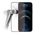 iPhone 12 Pro Max 9D Full Cover Glazen Screenprotector - 9H - Zwarte Rand