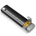 A-174 Pillenbakje van aluminiumlegering voor 7 dagen - Zwart