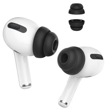 AHASTYLE PT99-2 1 paar voor Apple AirPods Pro 2 / AirPods Pro Silicone oordopjes Bluetooth oortelefoon oorkappen cover, maat M