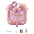 AI-D2 2.4" AI Smart Voice-kindercamera met thermische printer - roze