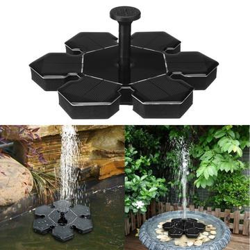 AS20A Mini zonne-aangedreven fontein waterpomp tuin water functie drijvende vis tanks decoratie