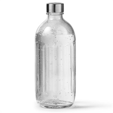 Aarke Glass Bottle Pro - 800ml (Open Box - Bulk Satisfactory) - Transparent / Steel