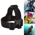 Verstelbare hoofdband voor GoPro Hero 4/5/6/7/8/9/10/11 - Zwart