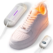 Verstelbare UV Schoenendroger met Timer - Schoenmaat 28-45 - Wit