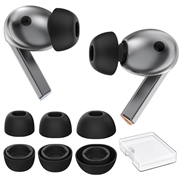 Samsung Galaxy Buds3 Pro/Buds4 Pro Ahastyle WG173 Silicone oordopjes - Zwart