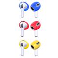 AirPods 3 Siliconen Oorkappen - 3 Paar - Blauw / Rood / Geel