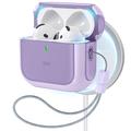 AirPods 4 ESR HaloLock MagSafe hoesje - paars