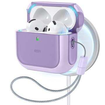 AirPods 4 ESR HaloLock MagSafe hoesje - paars