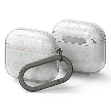 AirPods 4 Ringke Silicone Hoesje - Schokbestendige Bescherming - Glinsterend helder