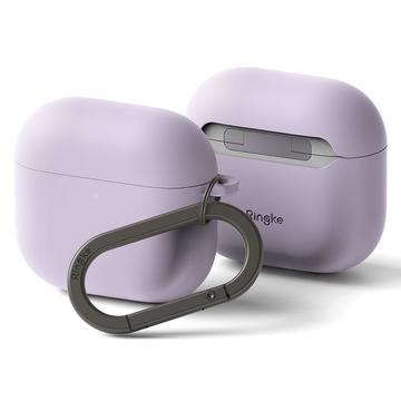 AirPods 4 Ringke Silicone Hoesje - Schokbestendige Bescherming - Lichtpaars
