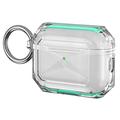 AirPods Pro 3 Dual-Color Zacht TPU Beschermend Hoesje - Groen / Transparant