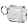 AirPods Pro 3 Dual-Color Zacht TPU Beschermend Hoesje - Paars / Transparant