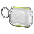 AirPods Pro 3 Dual-Color Zacht TPU Beschermend Hoesje - Geel / Transparant