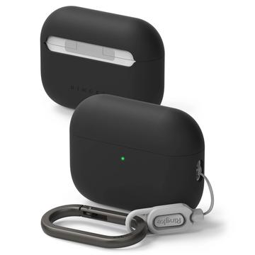 AirPods Pro 3 Ringke Silicone Hoesje - Schokbestendige Bescherming - Zwart
