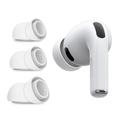 AirPods Pro 3 Tech-Protect Siliconen Oortips - S, M, L - Wit