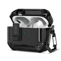 Airpods Pro 3 Tech-Protect koolstofox hoesje - zwart