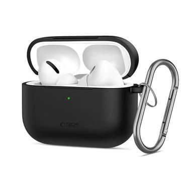 Airpods Pro 3 Tech-Protect Silicone haaketui - Zwart