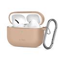 Airpods Pro 3 Tech-Protect siliconen haaketui - Caffe Latte
