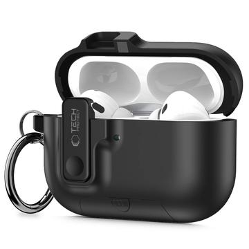 Airpods Pro 3 Tech-Protect Slim Hook Hoesje - Zwart