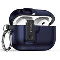 Airpods Pro 3 Tech-Protect Slim Hook Hoesje - Navy Blauw