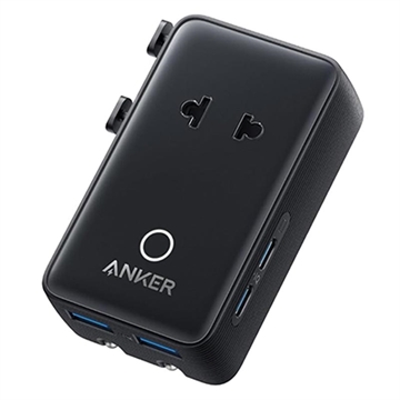 Anker Nano 5-poorts reisadapter - 20W - Zwart