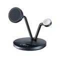 Anker Prime MagGo AirCool 3-in-1 draadloos oplaadstation - zwart