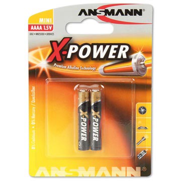 Ansmann X-Power AAAA Batterij 1510-0005 - 1.5V - 1x2