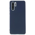 Huawei P30 Pro Anti-Fingerprint Matte TPU Case - Donkerblauw