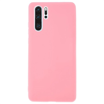 Huawei P30 Pro Anti-Fingerprint Matte TPU Case - Roze