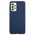 Anti-Vingerafdruk Matte Samsung Galaxy A33 5G TPU Hoesje - Blauw