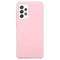 Anti-Vingerafdruk Matte Samsung Galaxy A53 5G TPU Case - Roze