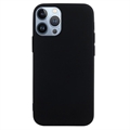 Anti-Vingerafdruk Matte iPhone 14 Pro Max TPU Case - Zwart