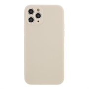 iPhone 11 Pro Anti-Vingerafdruk Mat TPU Hoesje - Beige
